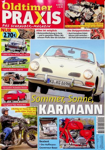 Deckblatt Oldtimer Praxis (06/2018)